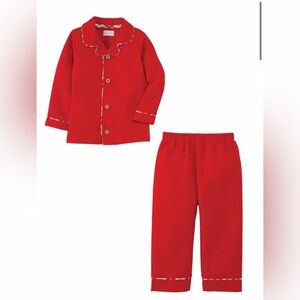 Mud Pie Christmas Red Flannel Boy/unisex Pjs. 2 Piece set. Like new cond…